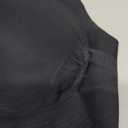 Front Closure Bras for Women Seamless Wireless Push Up Bra No Underwire Full Coverage Comfort Bras Mastectomy Bralettes (XX-Large, Black)