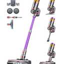 VIAFLY Cordless Vacuum Cleaner, 600W 50Kpa 70 Mins Vacuum Cleaners for Home, Self-Standing Stick Vacuum with Touch Screen, Wall Dock, Anti-Tangle Rechargeable Vacuum for Pet Hair Carpet Hardwood Floor