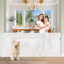 Extra Wide Baby Gate for Large Openings Retractable Baby Gates Indoor Outdoor Extra Long Dog Gate for Doorway Stair Gates for Kids or Pets Extra Large Dog Gate for Stairs