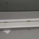 Lotus & Windoware Cordless, 2 Inch Faux Wood Blind, 35" Wide x 36" Long, Window Blinds, Blinds & Shades, Blinds for Indoor Windows, Embossed, Bright White