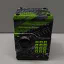 ATM Piggy Bank for Boys Girls, Vcertcpl Mini ATM Coin Bank Money Saving Box with Password, Kids Safe Money Jar for Adults with Auto Grab Bill Slot, Great Gift Toy Bank for Kids (Large, Green)