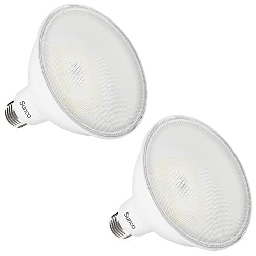 Sunco PAR38 LED Outdoor Flood Light Bulb, Exterior Waterproof Spotlight Lighting, 2800 LM, 20W (250W Equivalent), 5000K Daylight, Dimmable, E26 Medium Base UL 2 Pack