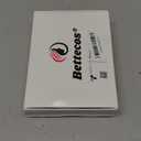 Bettecos 4pcs Set 50s Rock Wig with Sunglasses and Necklace for Men Singer Rocker Costume Wigs for Cosplay Halloween Party (Adults)