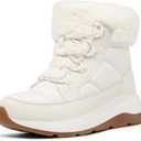 DREAM PAIRS Women's Winter Snow Boots, Faux Fur Waterproof Ankle Booties, Zaylee Ladies Comfortable Short Boots Outdoor, Size 8, Off-White, SDSB2208W