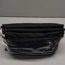 BULBUL Velvet Curtains 84 inches Long for Living Room Black Champagne Beige,2 Panels Blackout Curtains Modern Color Block Back Tab Rod Pocket Soundproof Drapes for Bedroom Window Decor