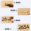 2 x 5 Inch Acrylic Frosted Matte Black Letter W, Adhesive House Letters and Numbers for Outside, Modern House Numbers for Apartment Door Farmhouse Mailbox Office Hotel, Address Numbers and Letters