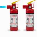 2 Pack Torch Lighter,Big Jet Flame Refillable Portable Butane Lighter,Novelty Red Metal Cylinder Windproof Adjustable Mini Blow Torch for Camping BBQ Grill Fireplace Outdoor Use(Fuel Not Included)