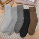 3 x Loritta 5 Pairs Wool Socks for Women Stocking Stuffers Gifts Winter Warm Hiking Crew Boot Socks
