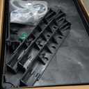 Rubbermaid Commercial Products 2-Shelf Utility/Service Cart, Medium, Flat Shelves, Ergonomic Handle, 500 lbs. Capacity, Ideal for Warehouse/Garage/Cleaning/Manufacturing