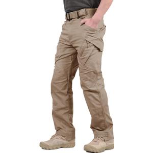 TACVASEN Men's Tactical Cargo Pants, Cotton 9 Pockets Work Pants, Stretch Hiking Pants, Lightweight Outdoor Workout Pant Khaki, 

Size: US32