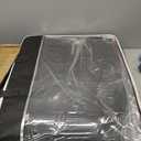 Black and Red Leather Car Seat Cover Set, with Lumbar Support
