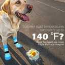 EXPAWLORER 6Pcs Anti Slip Dog Socks to Prevent Licking Paws, Dog Shoes for Hot Pavement Double Sides Dog Boots & Paw Protectors Booties for Hardwood Floors with Grip Small Medium Large Senior Dogs, M