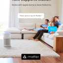 SwitchBot Air Purifiers for Home Large Room with Matter Up to 3620 ft², 20dB, Washable Pre-filter, Pet Mode, 10 RGB Colors, Aromatherapy, Work with Apple Home, Google Home, HomeAssistant