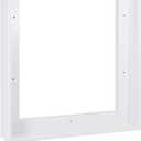 Canvas Floating Frame, Picture Wall Art Painting Frame for Finished Canvas Painting 1-1/4 Deep Picture Art Wall Decor. (White, 12x24)