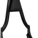 Motorcycle Rear Sissy Bar Detachable Passenger Backrest with Cushion Pad Fit for Harley Touring Road King Street Glide Electra Glide Road Glide FLHR FLHX FLHT FLTR 2009-2025 (Black 22")