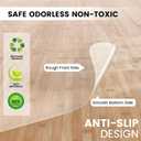 Office Chair Mat for Hardwood Floor: 63"x 51" Extra Large Floor Mat for Rolling Chair and Computer Desk, Clear Chair Mat Heavy Duty Plastic Protector for L Desk, Home, Gaming Easy Glide