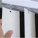 Vertical Blinds Replacement Slats Heavy Duty PVC Smooth Curved (White) You Pick Size and Quantity (82.5 Inches) (2 Slats)