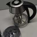 Chefman Electric Kettle with Temperature Control, 5 Presets LED Indicator Lights, Removable Tea Infuser, Glass Tea Kettle & Hot Water Boiler, 360° Swivel Base, BPA Free, Stainless Steel, 1.8 Liters