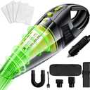 New Version Car Vacuum, Portable Car Vacuum Cleaner with Powerful Suction, DC 12V Power 16.4Ft Cord Wired Vacuum Cleaner, Essential Accessories for Men/Women