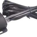 Car Audio Volume Control Knob with Adjustable Subwoofer Bass Gain Switch, Universals In-Line Remote for Automotive Speakers and Sound Systems, Black PVC Shell for Easy Installation