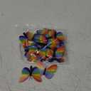 24 PCS Gay Pride Day Rainbow Butterfly Hair Clip Headpiece for Women Girls Party Parades Celebrations Festival Decorations LBGT Summer Rainbow Party