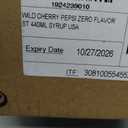 SodaStream Pepsi Wild Cherry Zero Sugar Drink Mix (440ml, Pack of 4), BBD 10/27/2026