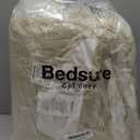 Bedsure Queen Comforter Set - Linen Bed Set, 3 Pieces Cute Floral Bedding, 1 Soft Reversible Botanical Flowers Comforter and 2 Pillow Shams