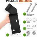 Heavy Duty Treehouse Bracket and Hardware for 1.25" Pipe
Single Knee Brace Bracket, Powder Coated Finish, for Outdoor Deck, Treehouse, Construction Hardware