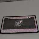 Bling License Plate Frames with High End Ribbon Gift Box,2 Pack Rhinestone License Plate Frame,Handcrafted Crystal Premium Stainless Steel Bling License Plate Frame for Women,Birthday (colorful)