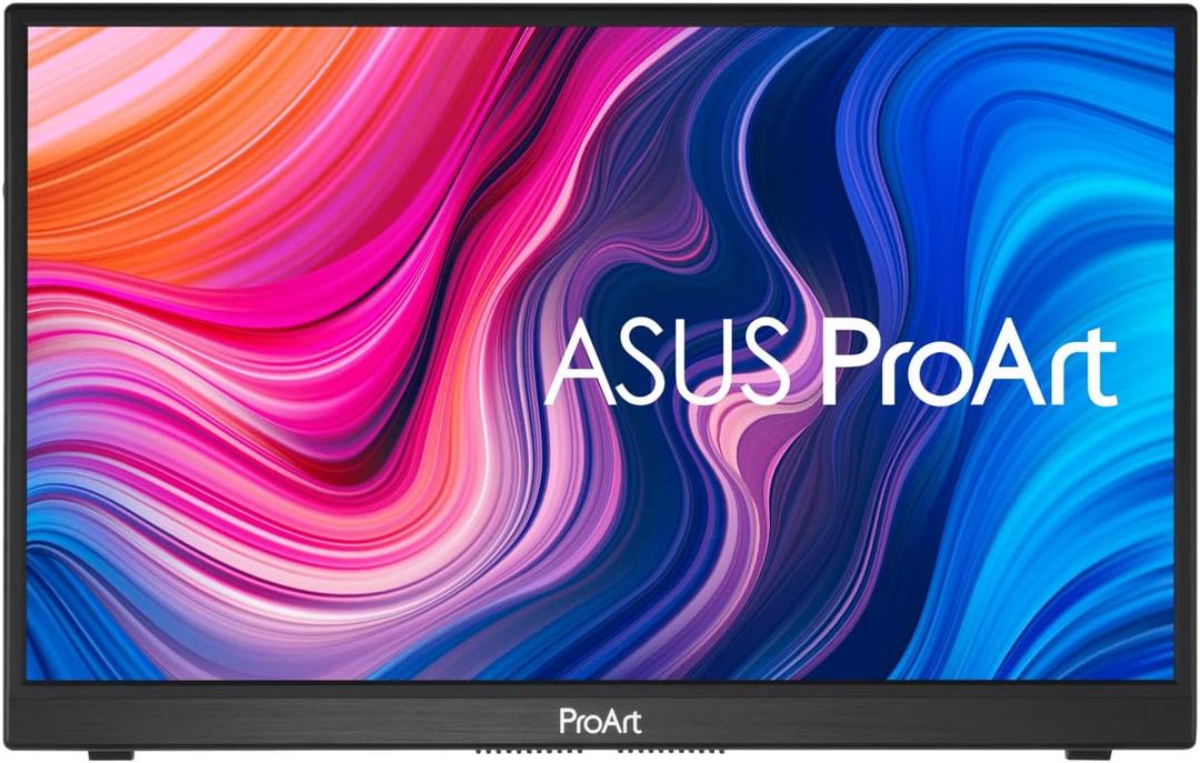 ASUS ProArt Display 14” 1080P Portable Touchscreen Monitor (PA148CTV) - Full HD, IPS, 100% sRGB/ Rec.709, Color Accuracy ΔE < 2, Calman Verified, USB-C Power Delivery, Micro HDMI, Tripod Socket