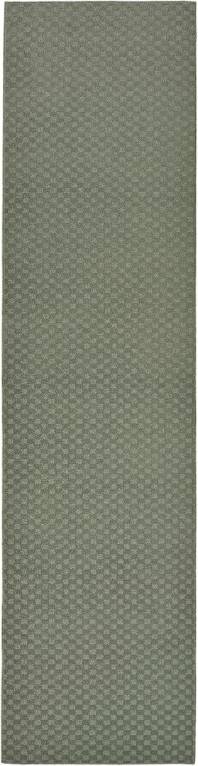 Garland Rug Medallion 3' x 8' Sage Non Slip Polypropylene Area Rug- Ideal for Living Rooms & Hallways, Stylish & Durable for High-Traffic Areas