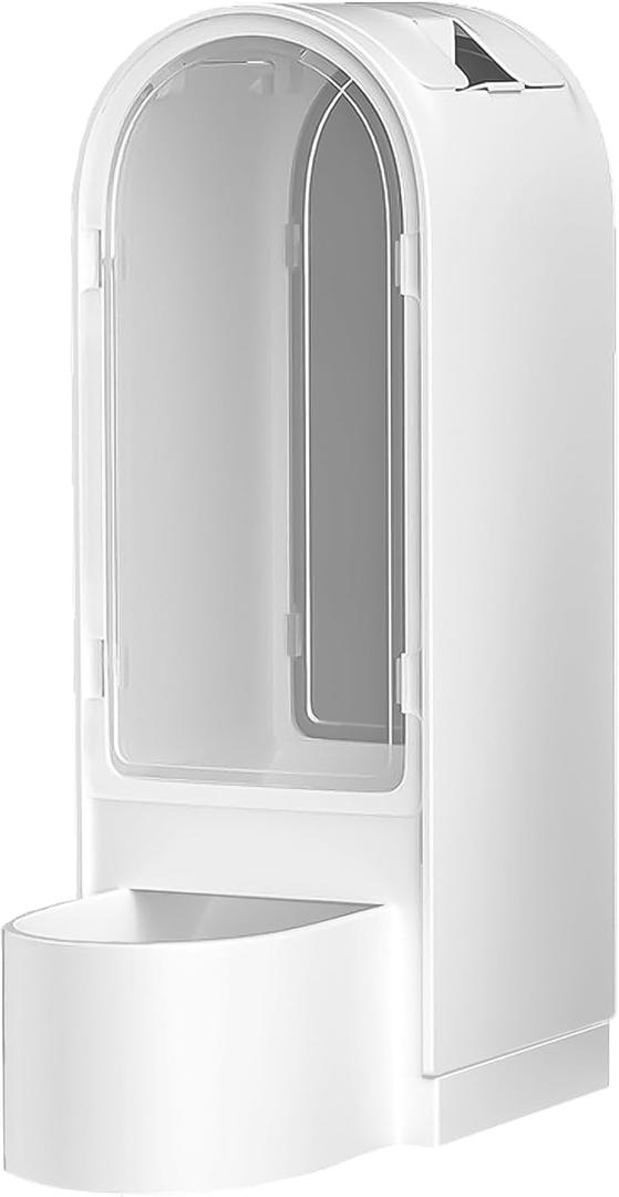 Hamsters Feeder Small Animals Automatic Dispenser Acrylic Clear Pet Feeding Device for Dwarf Hamster