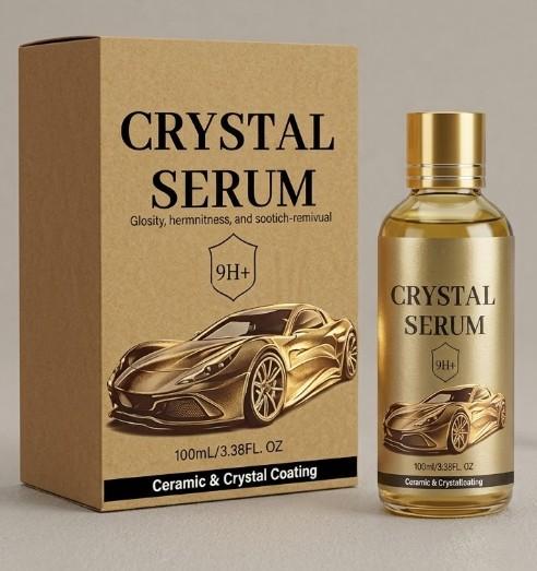 Crystal Serum, Ceramic Coating for Cars,100ML Advanced Graphene Ceramic Coating, 9H Hardness Graphene Coating for Auto Car Detailing, Gloss Hydrophobicity Anti Scratch