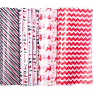 KKBES 100 Sheets Christmas Wax Paper Sheets, Deli Paper Wrap, Greaseproof Wrap Tissue, Paper Liners for Fast Food Baking Cooking Frying, Assorted Designs