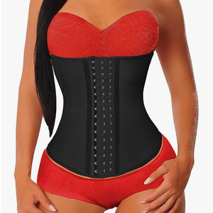 YIANNA Waist Trainer for Women Latex Underbust Waist Cincher Corset Sport Girdle Hourglass Body Shaper, 3XL