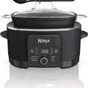 Ninja MC1010 Foodi PossibleCooker PLUS - Sous Vide & Proof 6-in-1 Multi-Cooker, with 8.5 Quarts, Slow Cooker, Dutch Oven & More, Glass Lid & Integrated Spoon, Nonstick, Oven Safe Pot to 500F, Black
