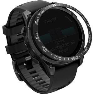 Abanen Stainless Steel Watch Bezel for Garmin Fenix 8 51mm, Polished Adhesive Cover Anti-Scratch Protector Cover Ring for Fenix 8 47mm (Black, 51mm) Abanen Stainless Steel Watch Bezel for Garmin Fenix 8 51mm, Polished Adhesive Cover Anti-Scratch Protector Cover Ring for Fenix 8 47mm (Black, 51mm)