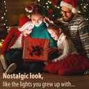 Brite Star 150 Count 8-Function Chasing Light Set - Outdoor String Lights with Twinkling, Flashing, and Steady On Modes - Ideal for Christmas Tree and Outdoor Christmas Decorations, Red/Green