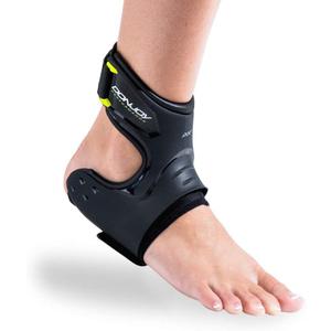DonJoy Performance POD Ankle Brace, Best Support for Stability, Ankle Sprain, Roll, Strains for Football, Soccer, Basketball, Lacrosse, Volleyball - Medium - Left - Black