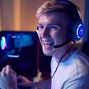 Tatybo Gaming Headset for PC, Ps5, Ps4, Switch, Mobile, Xbox Headset with Deep Bass Stereo Sound, Over Ear Gaming Headphones with Noise Canceling Mic, RGB, Ps5 Headset for Nintendo, Xbox