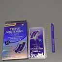 Purple Whitening Strips, 90-Day Long-Lasting Results, Enamel Safe & Low-Sensitivity, Professional Teeth Whitening Strips with Non-Slip Dry Strip Technology, 28 Count (Pack of 1)