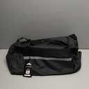 40 Liter, 22 Inch Reflective Duffle Bag with Shoulder Strap for Men, Women, Travel (Black)