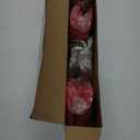 Motipuns 24 Pcs Christmas Clear PVC Gift Bags with Handles Christmas Gingerbread Man House Party Favor Reusable Plastic Candy Treat Tote Bags for Merry New Year Xmas Birthday Party Supplies