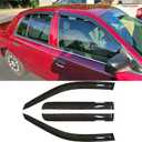 94228 Sunproof Waterproof Side Window Wind Deflector, Rain Guards Visor fit for 1992-2011 Mercury Grand Marquis (Excludes Landau Roof) 98-11 Crown Vic (Short Rears) 2003 Marauder