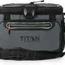 Titan by Arctic Zone Deep Freeze Cooler - Zipperless Hardbody Cooler - Deep Freeze Insulation, HardBody Liner, and SmartShelf, 30 Can