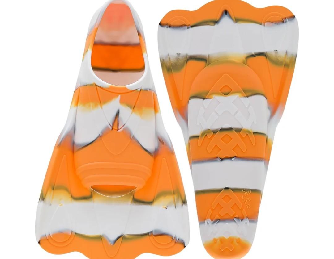 Kids Swim Fins,Short Youth Swim Flippers for Kids Swimming Training Fins for Lap Swimming Pool Snorkeling for Children Girls Boys Beginner Small