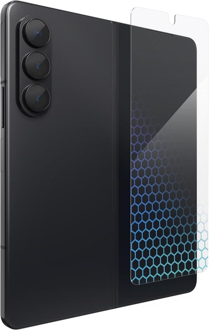 for Zagg Fusion XTR2 Eco Screen Protector for Samsung Galaxy Z Fold5, Easy to Install, Anti-Blue Light, Compatible with Biometric Fingerprint Scanner