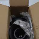 HBlife 3-PCS Black Cake Stand Set (8"/10"/12" Plate) for 6-10 Inch Cakes, Perfect Dessert Table Display Set, Cupcake&Cake Stands for Halloween, Black and Gold Party Decorations (Metal)