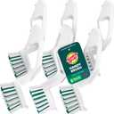 Scotch-Brite Little Handy Scrubber Brush, 6 Dish Brushes, Dish Brush with Long Lasting Bristles, Crevice Cleaning Brush, Nail Brush for Cleaning Fingernails