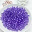 2 x 200PCS 10MM Round Crystal Acrylic Beads Crystal Faceted Beads Spacer Beads for DIY Crafts Jewelry Making, Bracelets Necklaces Wind Chimes Suncatchers Loose Gemstones(61-Purple)